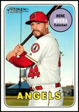 2018 Topps Heritage High Number #589 Rene Rivera Los Angeles Angels