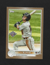 2022 Topps Pro Debut Collin Burns PD-199 Gold Parallel 36/50 Baltimore Orioles
