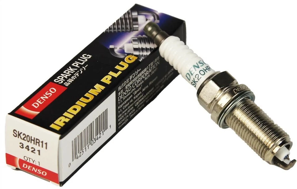 Nuevo Juego de 4 Bujías Genuinas Denso Iridium Larga Vida SK20HR11 / 3421 Foto 3 de 4