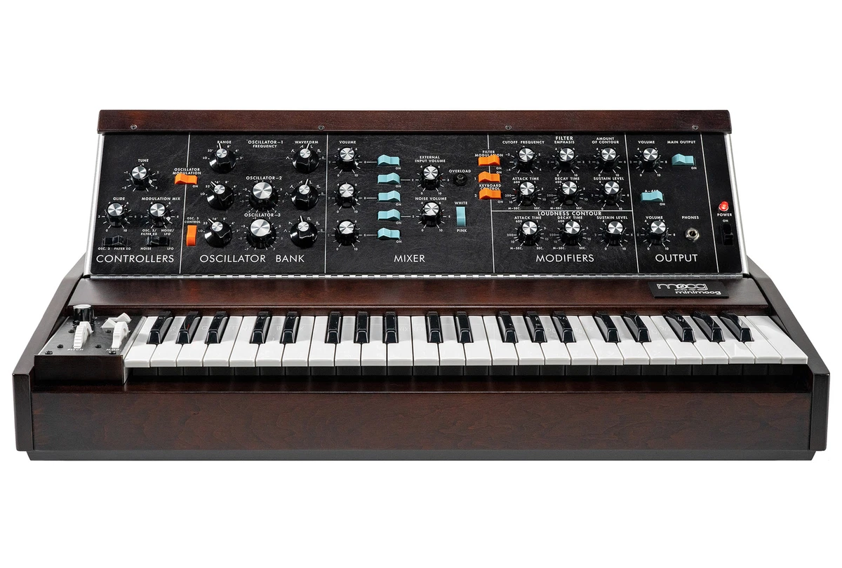 Moog Minimoog Model D Analog Synthesizer Appalachian Cherry eBay