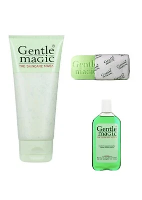 Gentle Magic The Skincare Combo Of 3 Mask Lotion And Soap ORIGINAL AUTHENTIC NEW