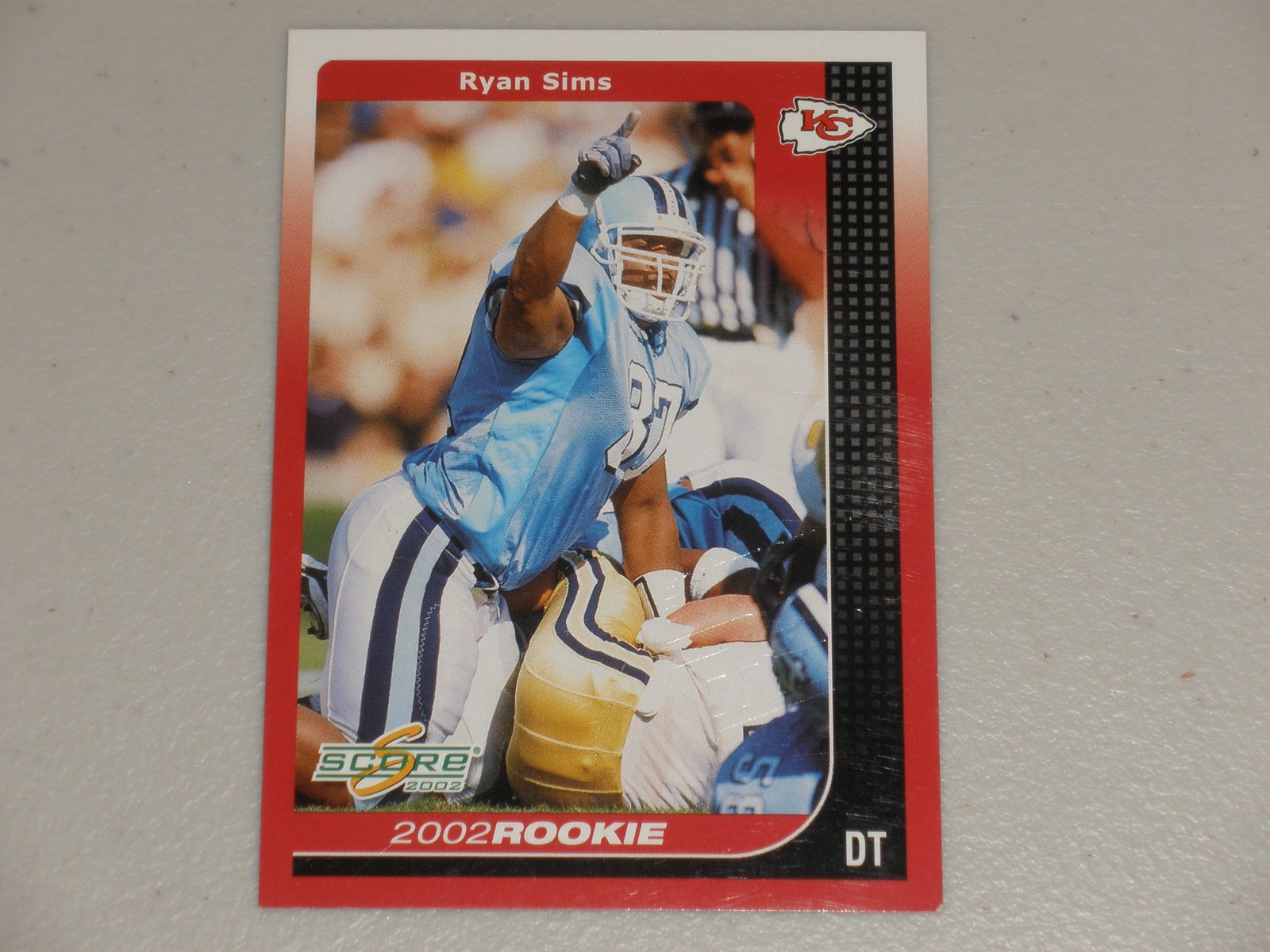 Ryan Sims Score #306 2002 National
