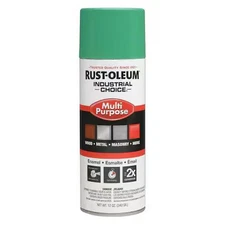 Rust-Oleum 1633830 Spray Paint, Osha Safety Green, Gloss, Solvent, 12 Oz