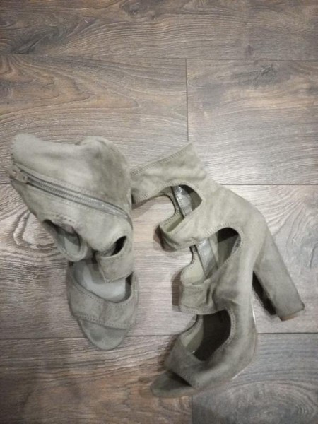 Women Steve Madden Ankle Boots Grey 40.5