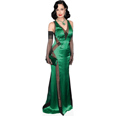 Dita Von Teese (Green Dress) Life Size Cutout