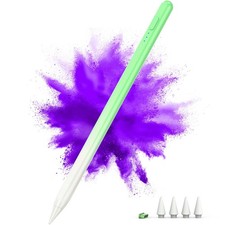 Stylus Pen for iPad 2018-2024, 15Mins Fast Charge for Apple iPad Pencil, Palm...