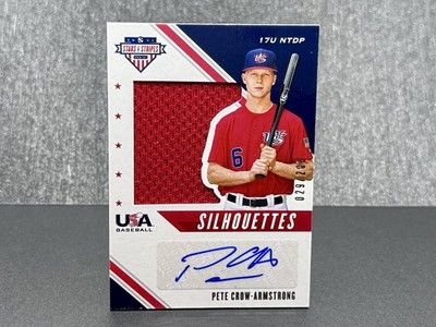 2020 Panini USA Baseball Stars & Stripes Silhouettes - Peter Crow-Armstrong /299