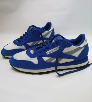Men's Reebok Classic Leather Boundless Blue, size 9 1/2 - pre-owned