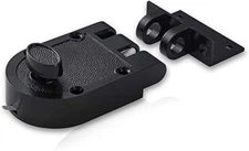 Jimmy Proof Deadbolt Lock with Keyed (Black)