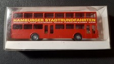 WIKING - MAN Doppeldecker-Bus Hamburger Stadrundfahrten  (Modellauto H0 1:87)