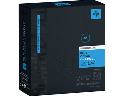 #ad PRUVIT KETO Ketones Drink BLUE OCEAN BLACK LABEL Free Shipping $80.00