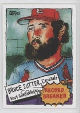 2022 Topps Spotlight 70 II By Record Breaker Andy Friedman Bruce Sutter HOF 1s3