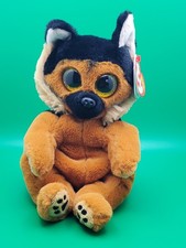 Ty Beanie Baby Bellies - ACE the German Shepherd Dog 6" NEW Stuffed Animal Toy