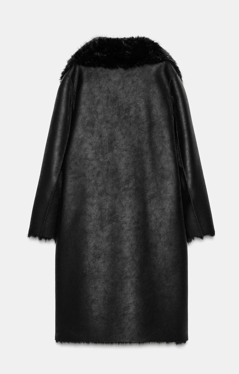 Zara Reversible Double Faced Faux Fur Coat SIZE M Ref 6318/278/800 thumbnail 6