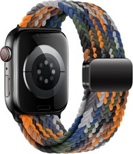 Braided Strap Compatible with Apple Watch 38mm 40mm 41mm 44mm Magnetic Clasp