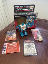 Vintage 1984 Transformers Jumpstarter Topspin - Complete with Box