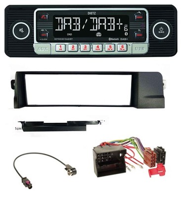 Dietz USB DAB MP3 Bluetooth Car Stereo for BMW 3 Series E46 Professional Version Quadlock