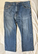 Levi's 517 Bootcut  Men's Jeans  36x29 Blue Denim Red Tab  cowboy rockabilly