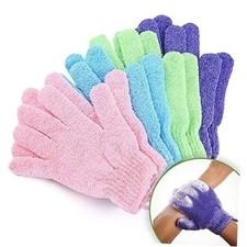 Exfoliating Gloves for Men and Women  Spa-Quality Exfoliation Mitts Colour-1