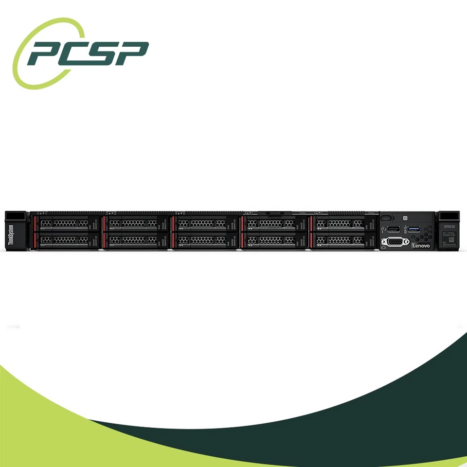 Lenovo ThinkSystem SR630 Server 10B SFF 36 Cores Gold 6154 256GB Ram 930-24i - Image 2 of 4