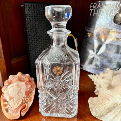 CHIVAS REGAL 18 YEARS OLD SCOTCH WHISKY Crystal d'Arques Crystal Decanter empty