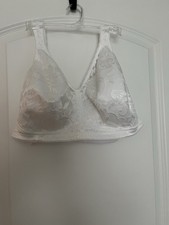 Vintage Playtex 18-godzinny biustonosz bezprzewodowy pełne wsparcie 42714 kwiatowy rozmiar 44DD 1980s
