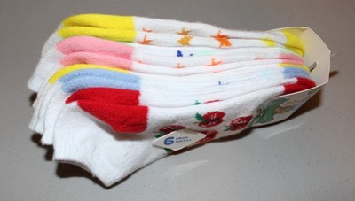 New Smart Feet Days of the Week Socks 6-Pack Small Kids Children's 7-9