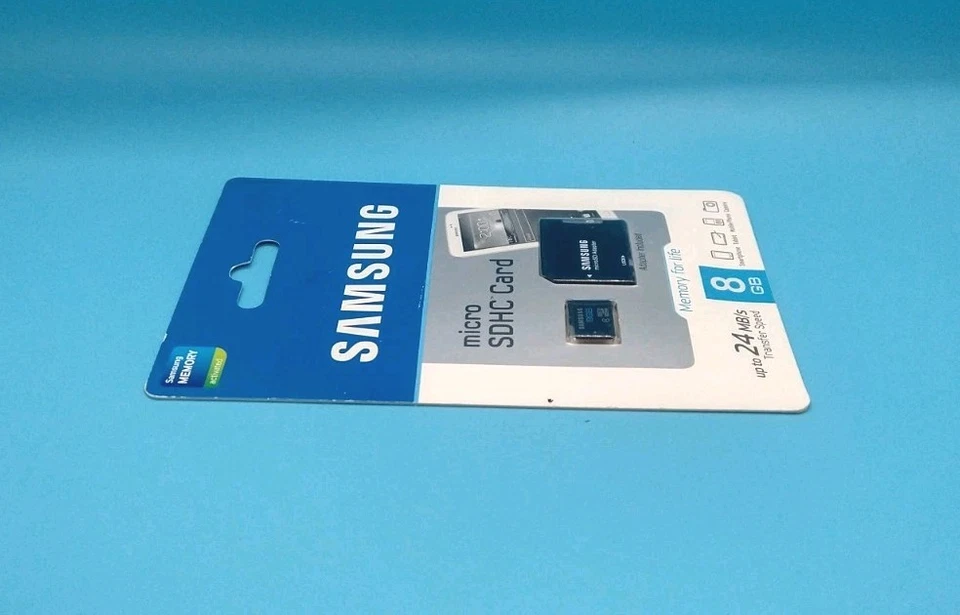New - Samsung 8GB Class 4 - 24 MB/s - MicroSDHC Card - Adapter Included - Image 3 of 4