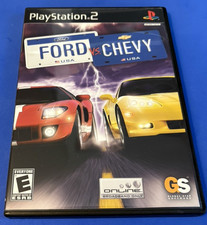 Ford vs. Chevy Car Racing (PlayStation 2, 2005) PS2 ✅️ clean game disc w/manual