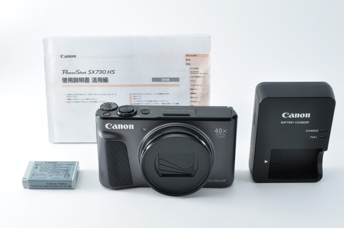 Canon PowerShot SX730 HS Digital Camera Black (Body Only