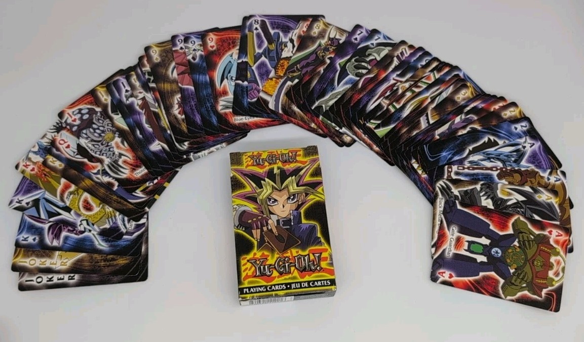 Vintage Yu-Gi-Oh! Poker Playing Card Deck Officially Licensed -Complete 54 Cards