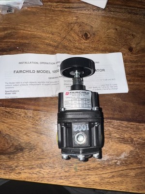 FAIRCHILD INDUSTRIAL 1062 1/4'' NPT pneumatics High pressure regulator Valve, TT1
