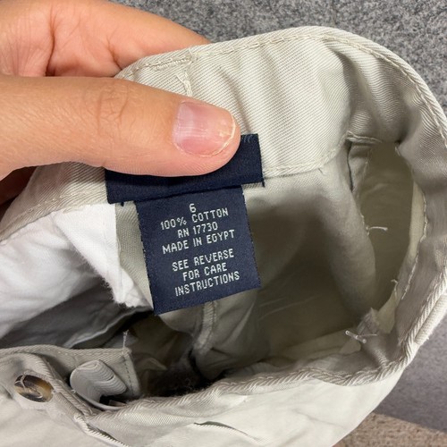 Cherokee Dress Pants Boys 6 Gray Mid Rise Pleated Straight Cotton Pockets Solid - Picture 4 of 5