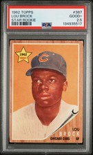Top 10 Lou Brock Baseball Cards 12