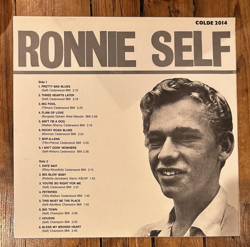 Ronnie Self .. Rockabilly LP - Picture 2 of 3
