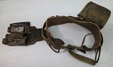 Vintage Buhrke Leather Lineman's Climbing Tool Belt