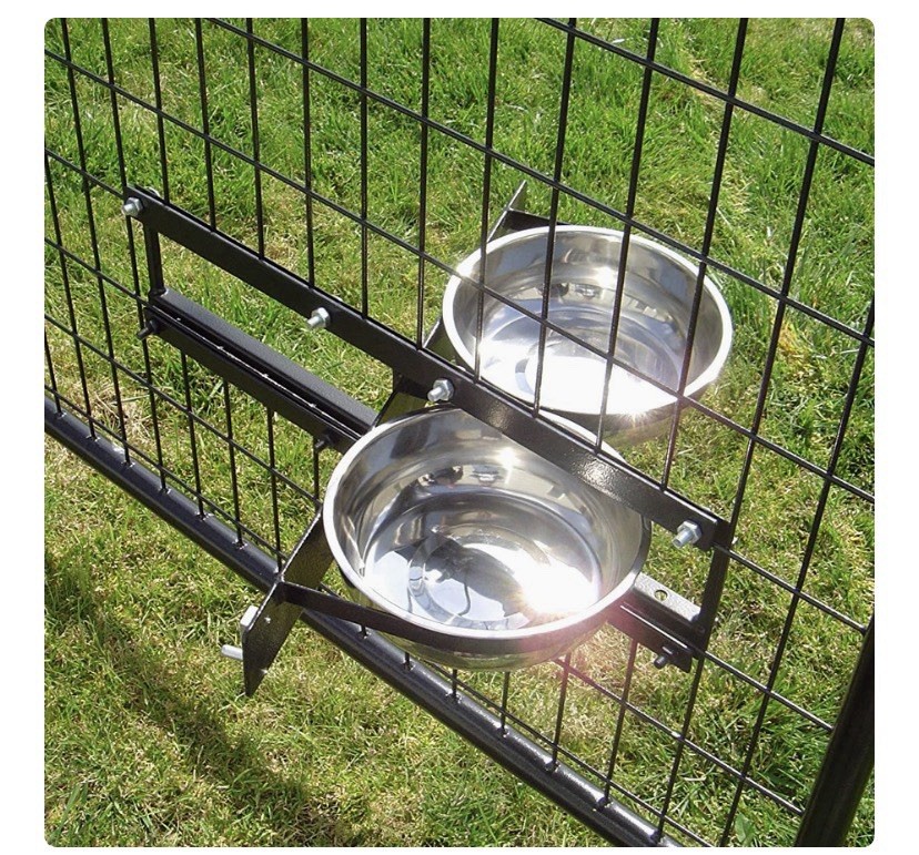 & Water Kennel Dog Bowls
