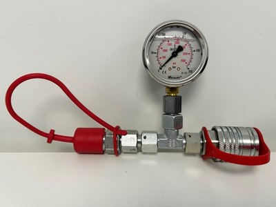 Hydrauliktester Manometer 250bar BG3 Stecker Kupplung Druckprüfer Test Hydraulik