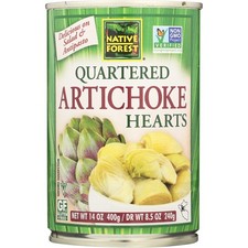 Native Forest Quartered Artichoke Hearts 14 Oz