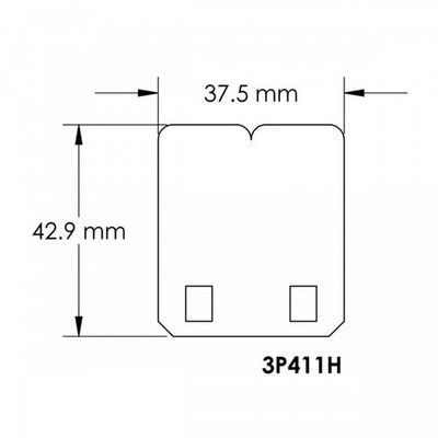 ERSATZPLÄTTCHEN FÜR MEMBRANBLOCK V-FORCE3 für SUZUKI RM 100 1976-03