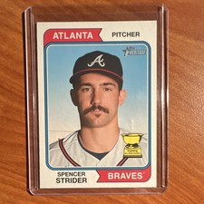 Topps Heritage 2023 Spencer Strider #225 Atlanta Braves All-Star Rookie Card
