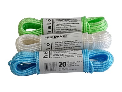 HELO Wäscheleine ''Die Dicke'' 10;20;30;40;50m  4,5mm