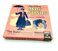 Mary Poppins Walt Disney  The Super Nanny  Super 8 film reel Movie Julie Andrews