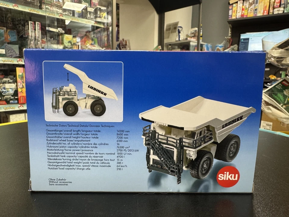 SIKU 1807 - modellino 1:87 -CAMION DA MINIERA CON CASSONE RIBALTANTE T264- NUOVO - Immagine 3 di 4