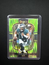 Jalen Hurts 2025 Select Panini Premier Level Green Prizm /699