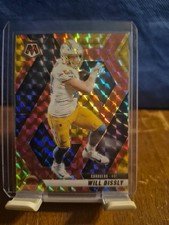 Will Dissly /89 Choice Red & Yellow Fusion Prizm 2025 Panini Mosaic #114