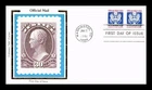 Dr Jim Stamps Colorano Silk First Day Cover F Rate Official Mail Coil Pair