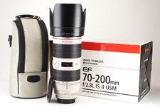 Canon EF 70-200mm F2.8 L MK II Image Stabilizer IS USM AF Lens EOS DSLR Boxed