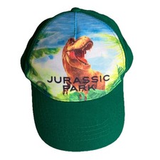 Jurassic Park Dino Baseball Cap Hat Child Kids Adjustable Under Brim Print New