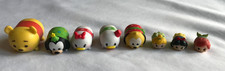 Disney Tsum Tsum Mini Figures Christmas Lot of 8 Pooh Princess Ariel Tink 